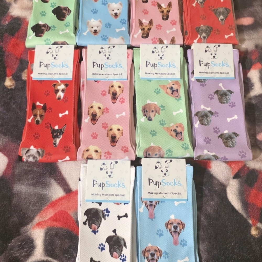 Dog-Themed Socks - Assorted Colors